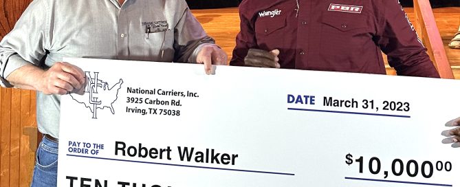 Robert Walker receives Driver of the Year Award
