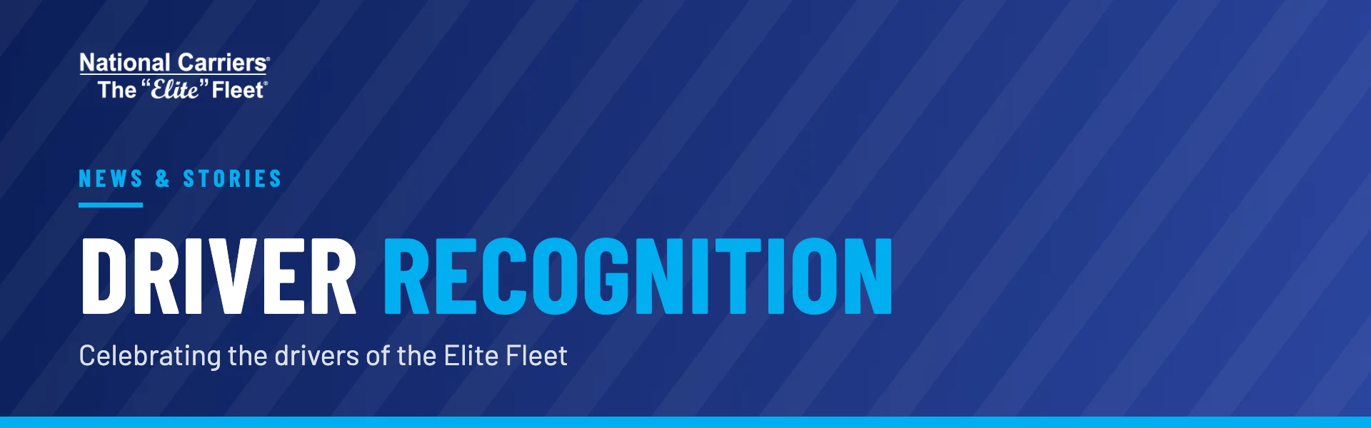 National Carriers Driver Recognition